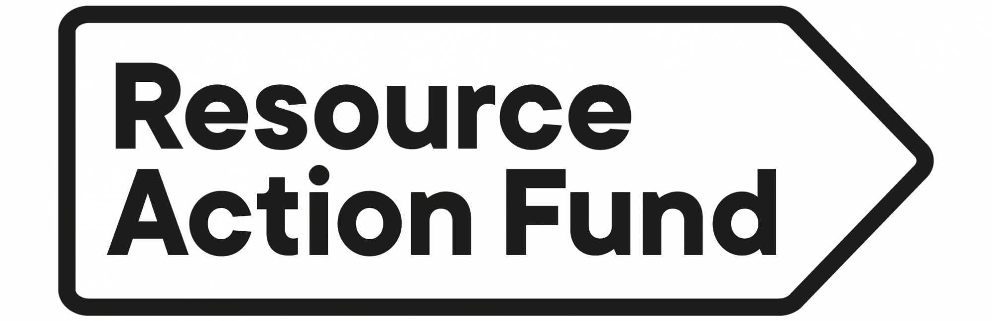 Resource Action Fund logo black